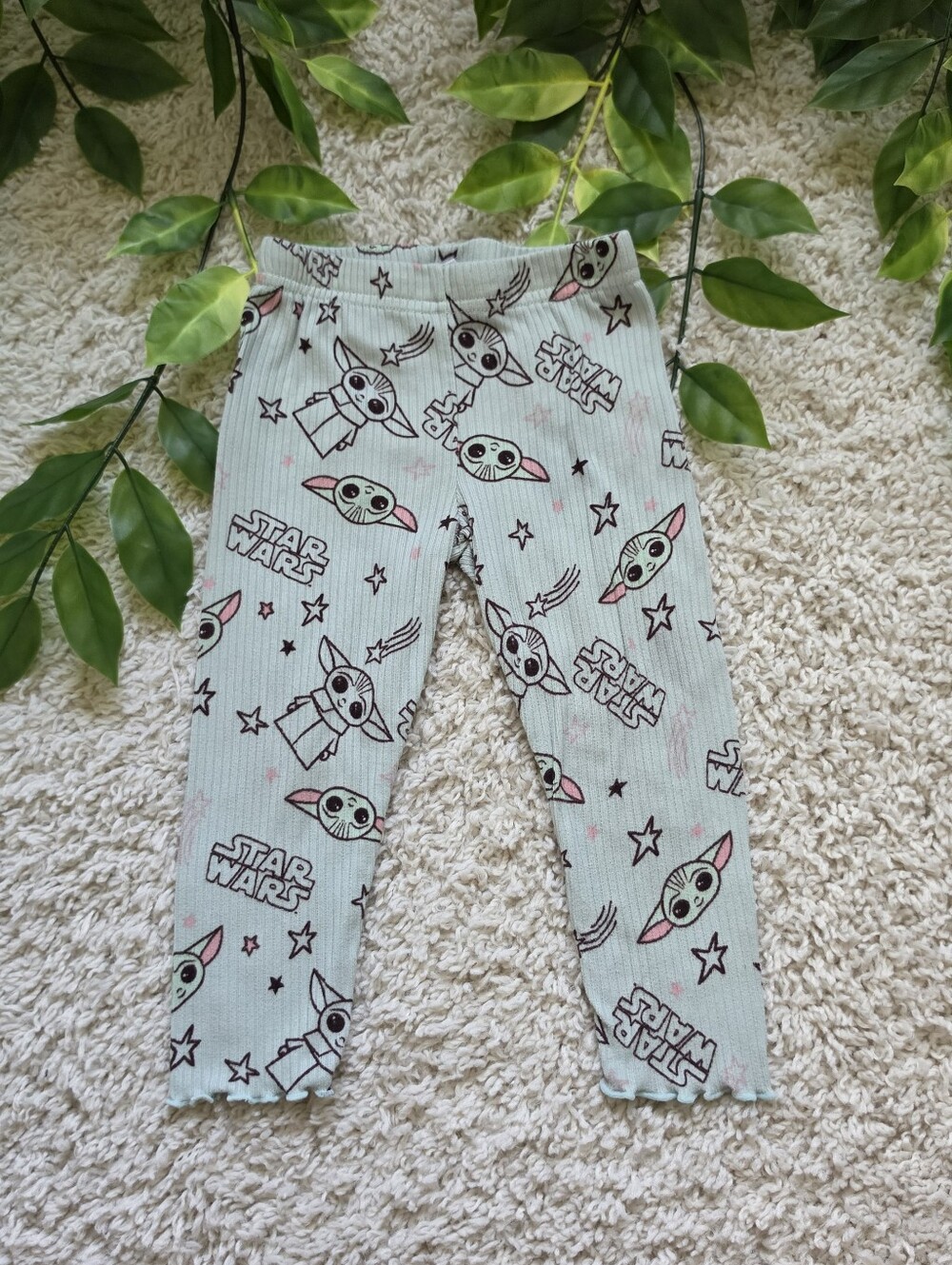 Baby Girl Star Wars (Baby Yoda) Pants (12-18 Months)
